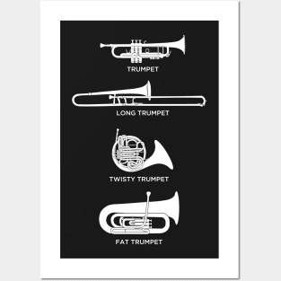 Funny Types Of Trumpet | Marching Band Posters and Art